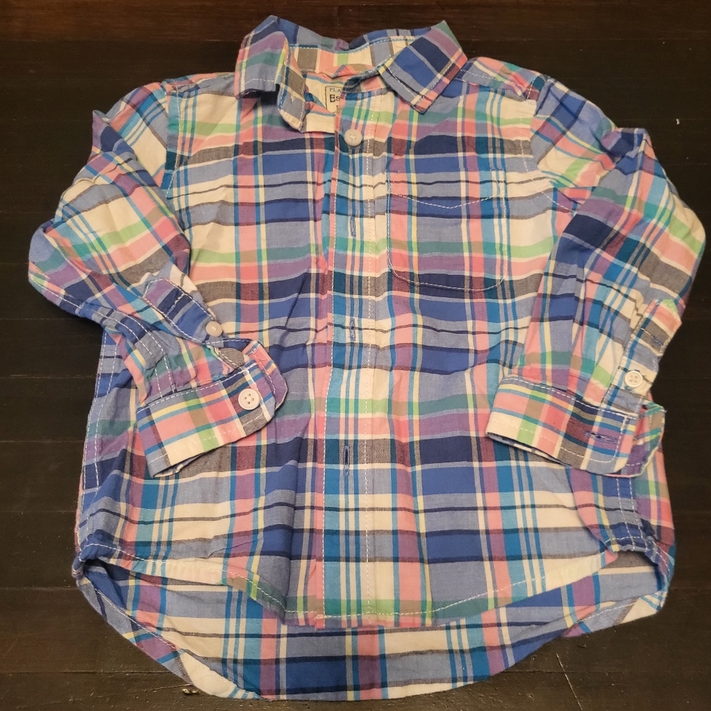 The children's place boys 2t button down shirt